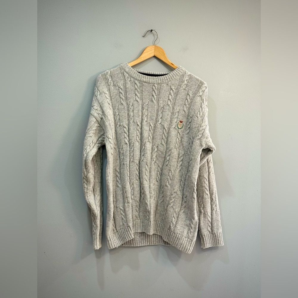 SALE! Men’s Gray Chaps Ralph Lauren Crewneck Sweater Size S EUC